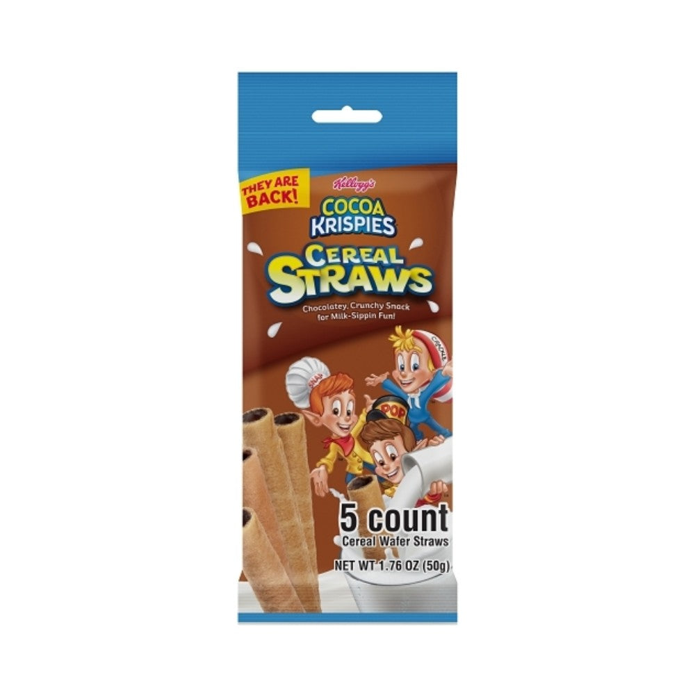 Kellogg's Cocoa Krispies Cereal Straws 5's 1.76oz (50g)