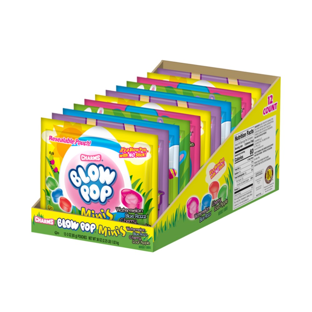 Charms Blow Pop Easter Minis Pouch 3oz (85g)