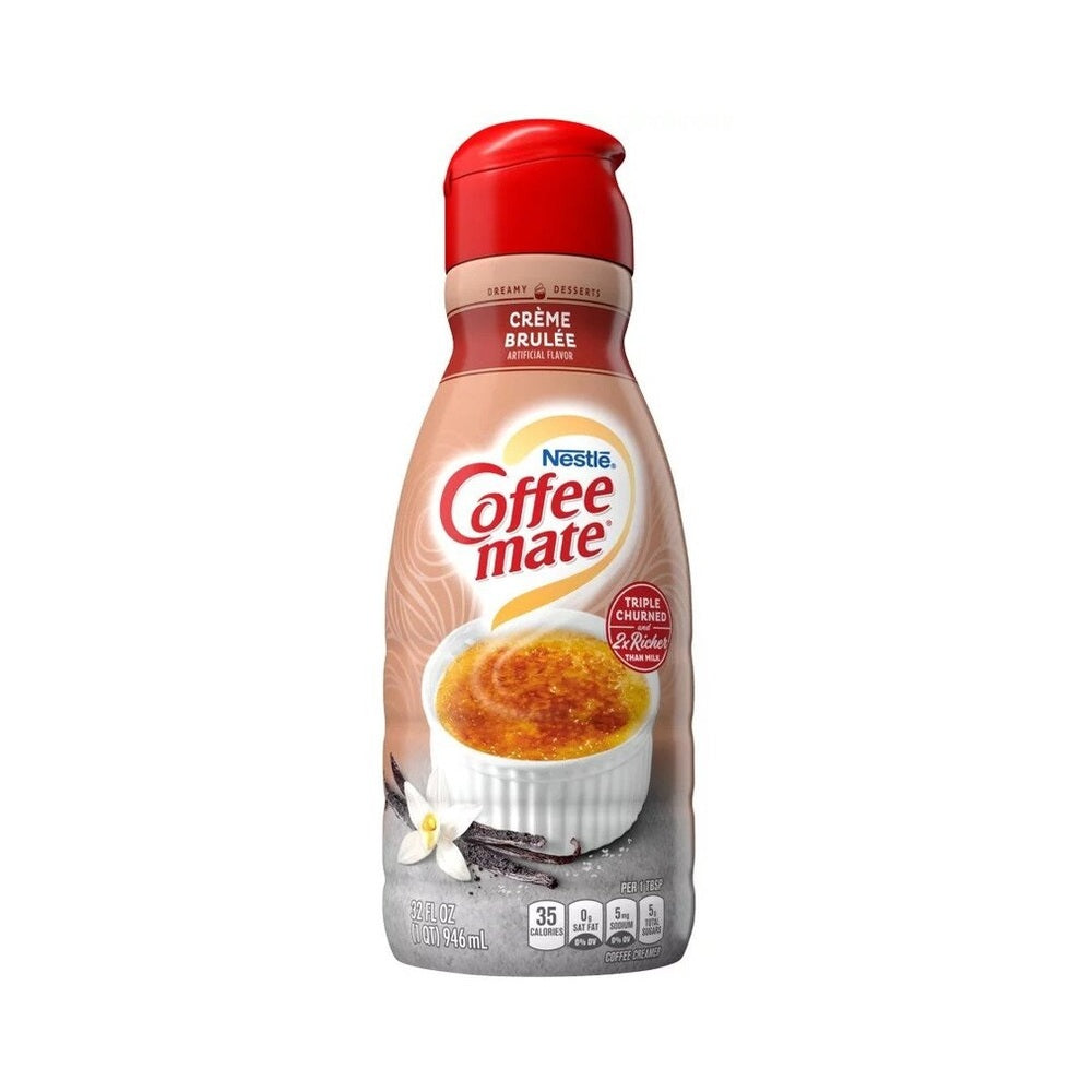 Nestle Coffee Mate Creme Brulee Creamer 32oz (946ml)
