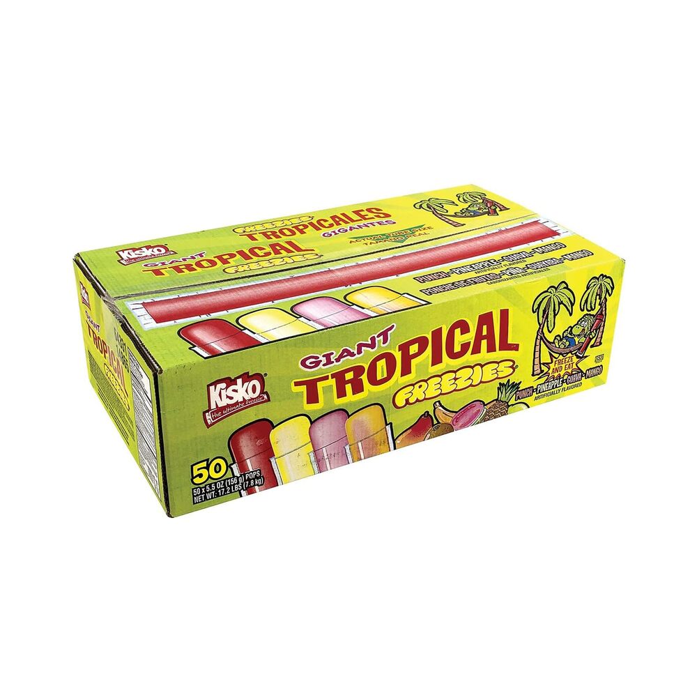 Kisko Giant Tropical Freezies 50's 5.5oz (156g)