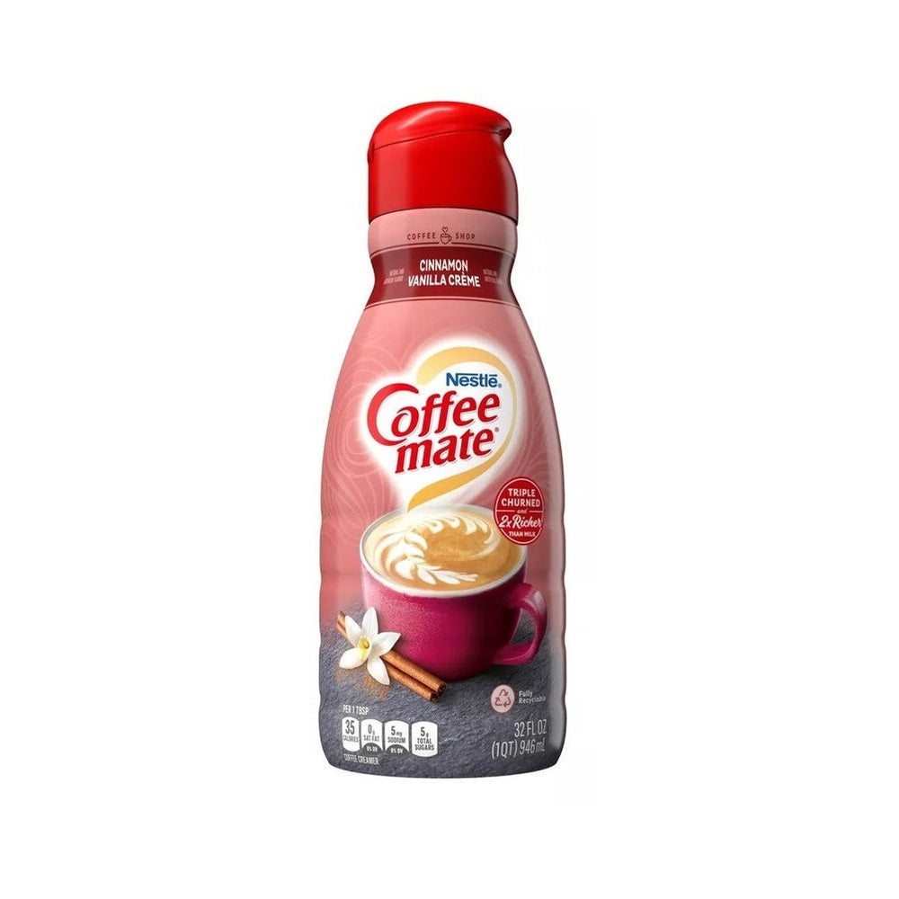 Nestle Coffee Mate Cinnamon Vanilla Crème 32oz (946ml)