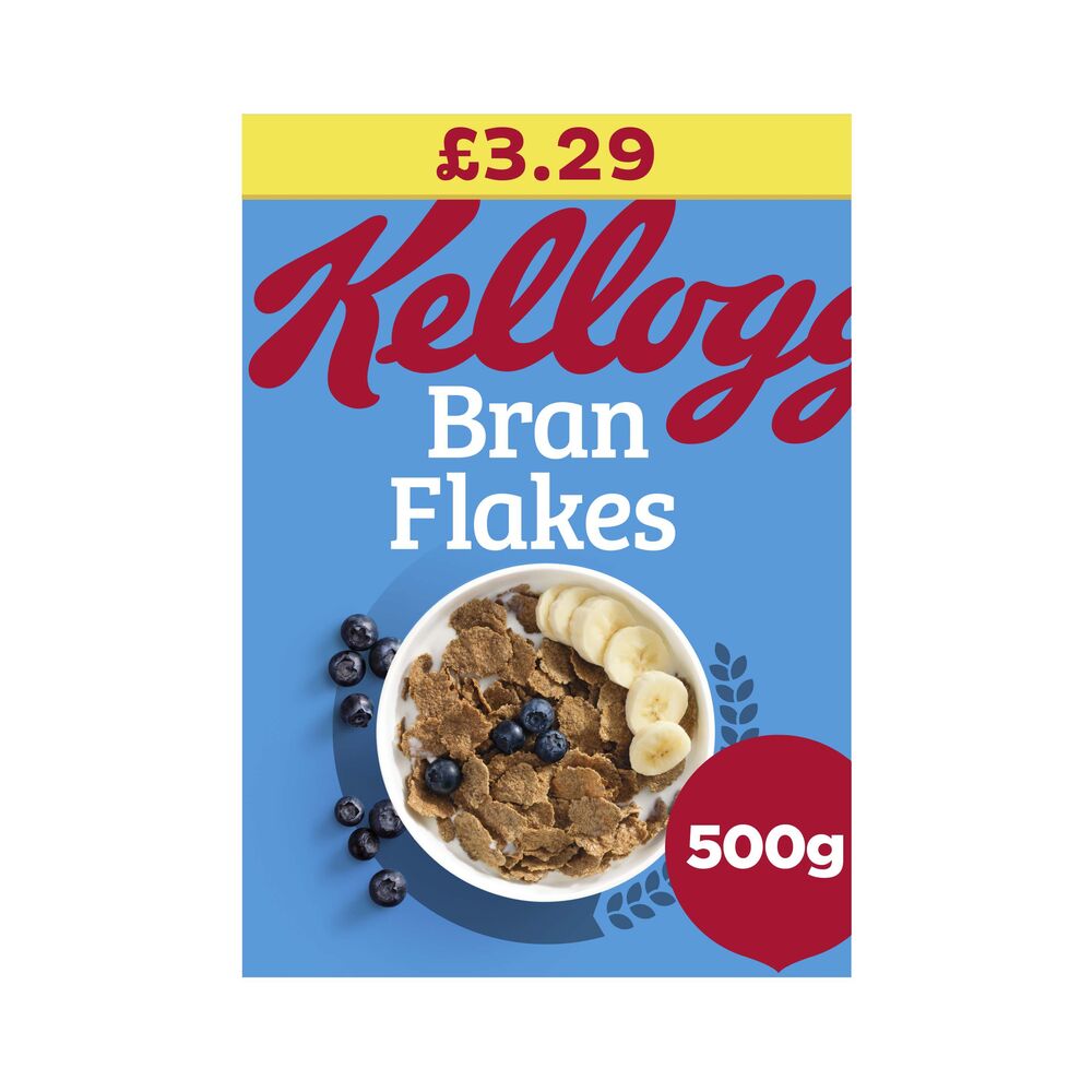 Kellogg's Bran Flakes PM £3.29 500g