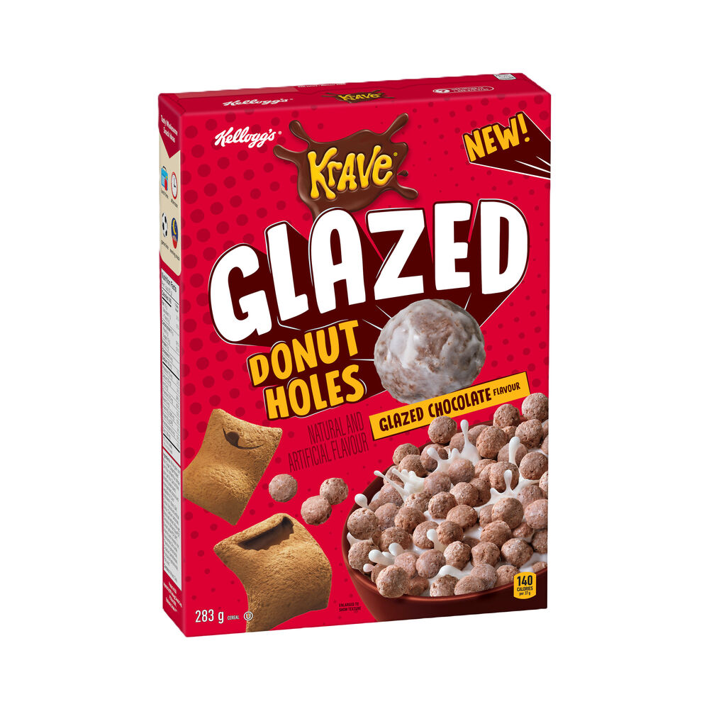 Kellogg's Krave Glazed Donut Holes 283g