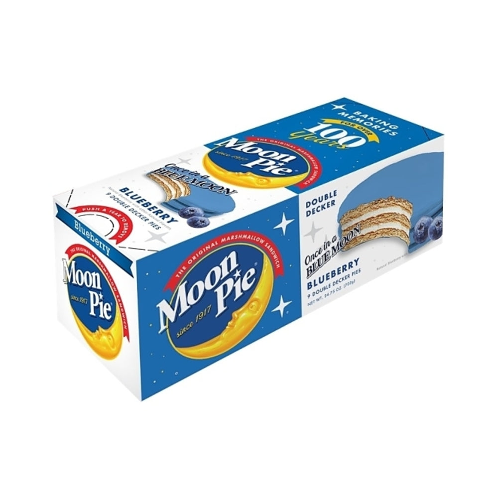 Moon Pie Double Decker Blueberry 2.75oz (77g) BBE: 15/03/2026