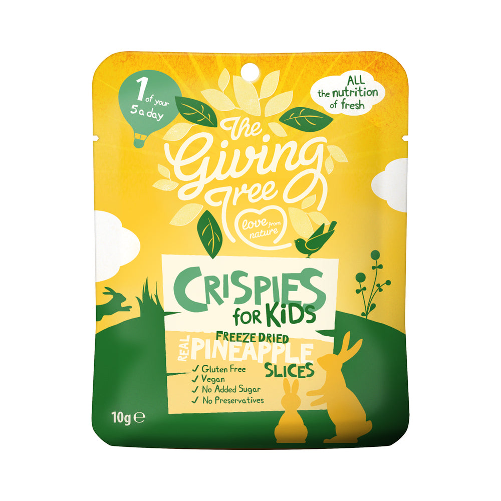 The Giving Tree Freeze Dried Crispies for Kids Pineapple 10g