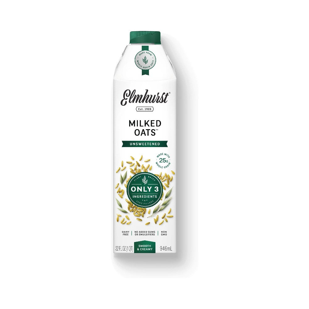 Elmhurst Milked Oats Unsweetened 32oz (946ml)