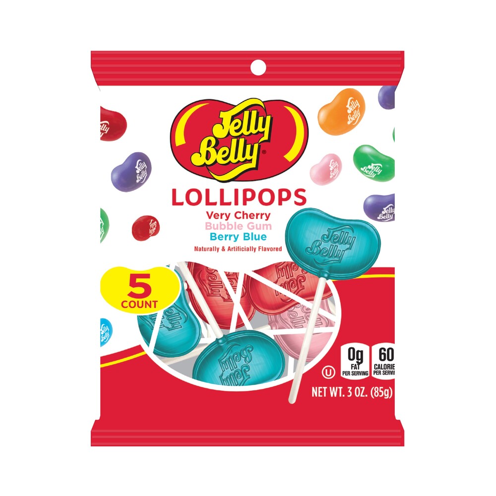Jelly Belly Lollipops Peg Bag 3oz (85g)