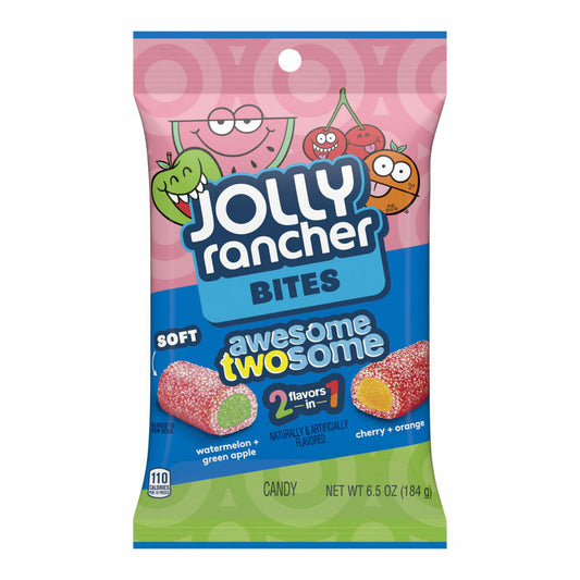 Jolly Rancher Fruit Bites Awesome Twosome 6.5oz (184g)
