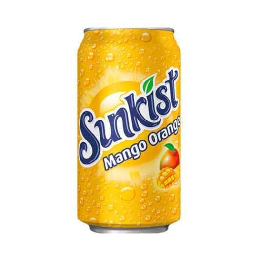 Sunkist Orange Mango Soda Cans 12oz (355ml)