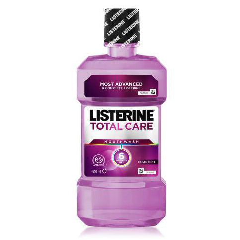 Listerine Antibacterial Mouthwash Total Care 500ml