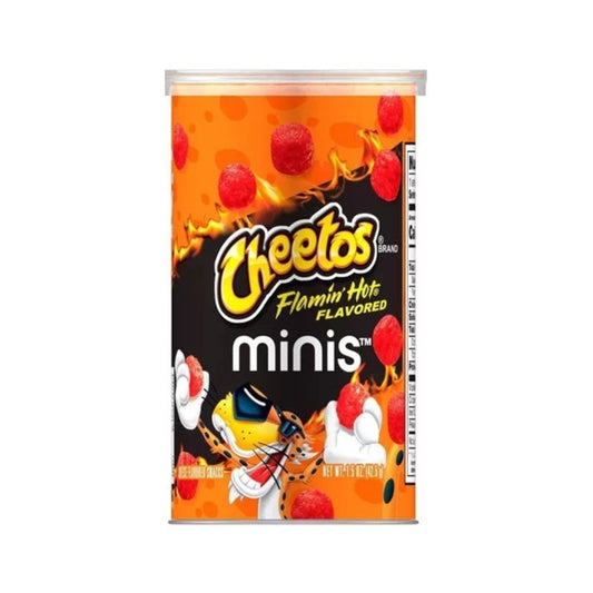Cheetos Minis Flamin Hot Canisters 1.5oz (42.5g)