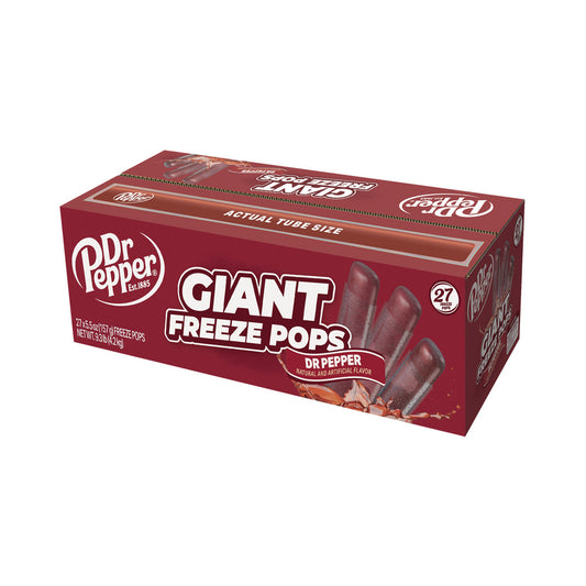 Kisko Giant Dr Pepper Freezies 27's 5.5oz (156g)