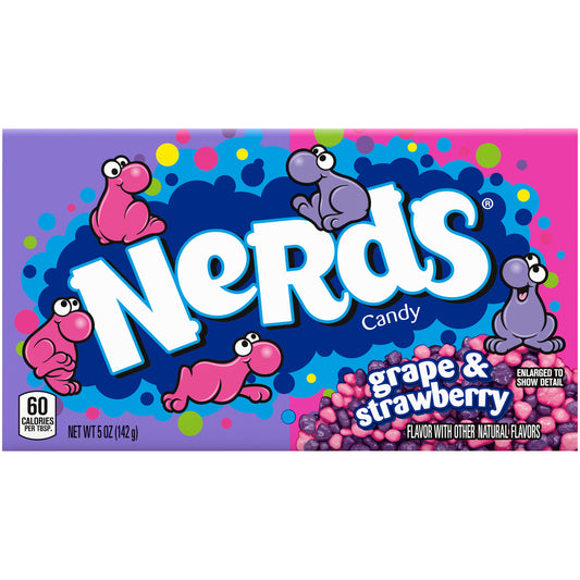 Nestle Nerds Grape/Strawberry Theater Box 5oz (141.7g)