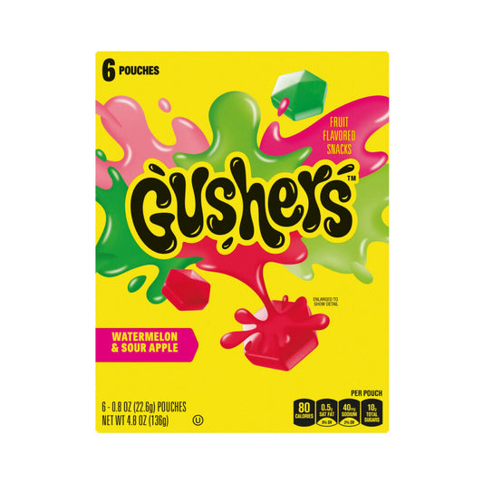 Gushers Watermelon Sour Apple 4.8oz (136g)