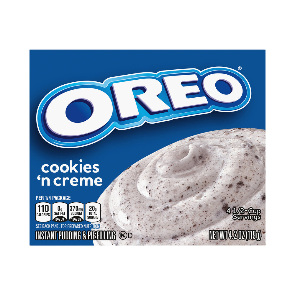Kraft Jell-O Instant Pudding Oreo Cookies & Cream 4.2oz (119g)