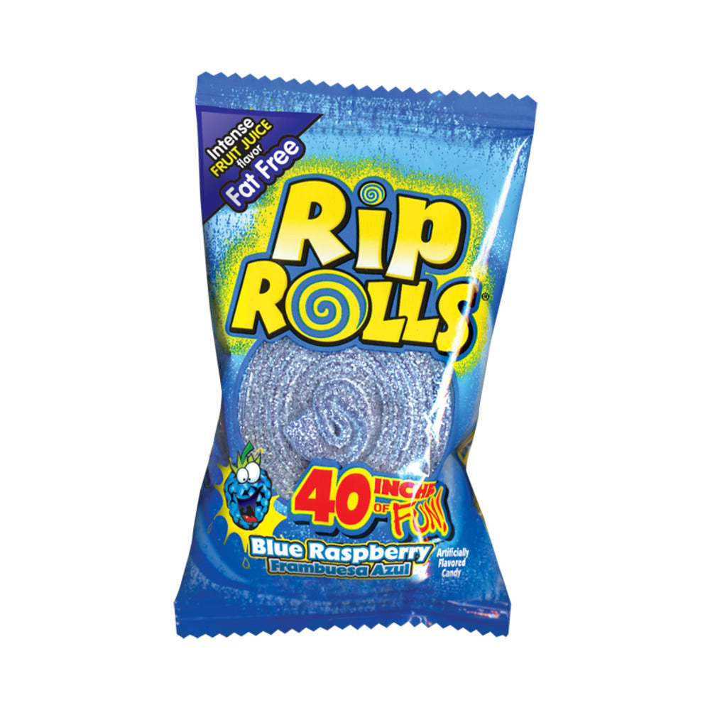Rip Rolls Blue Raspberry 1.4oz (40g) – Candybase