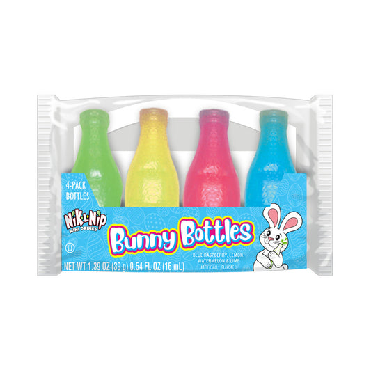 Concord Nik-L-Nip Easter Bunny Wax Bottles 4's