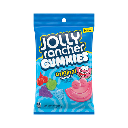 Jolly Rancher Gummies Original Flavours Peg Bag 7oz (198g)