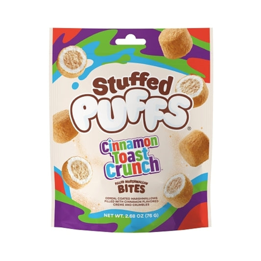 Stuffed Puffs Cinnamon Toast Crunch Bites Peg Bag 2.68oz (76g)