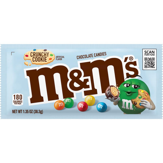 M&M Milk Chocolate Crunchy Cookie 1.35oz (38.3g)