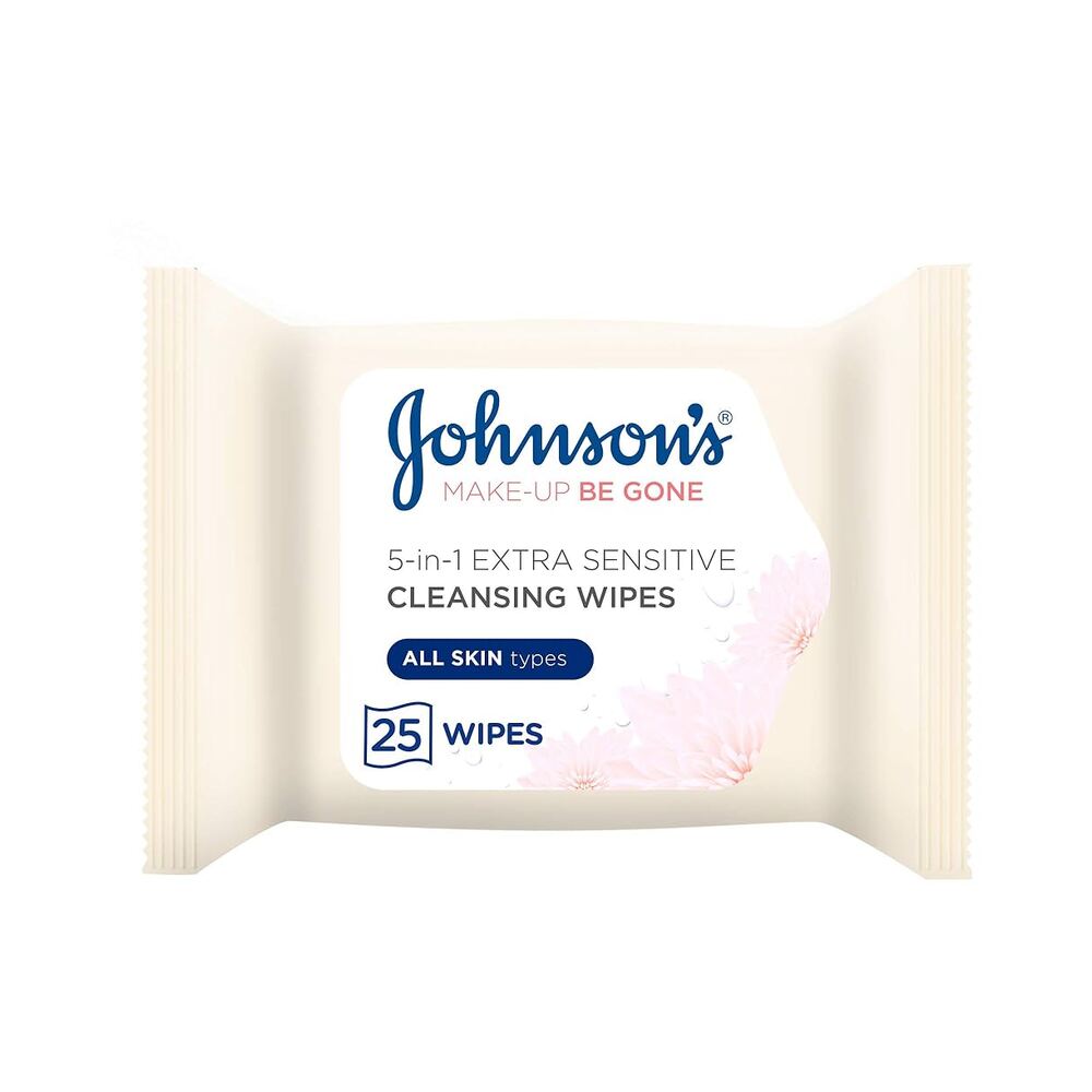 Johnsons Make Up Cleansing Face Wipes Sensitive 25's