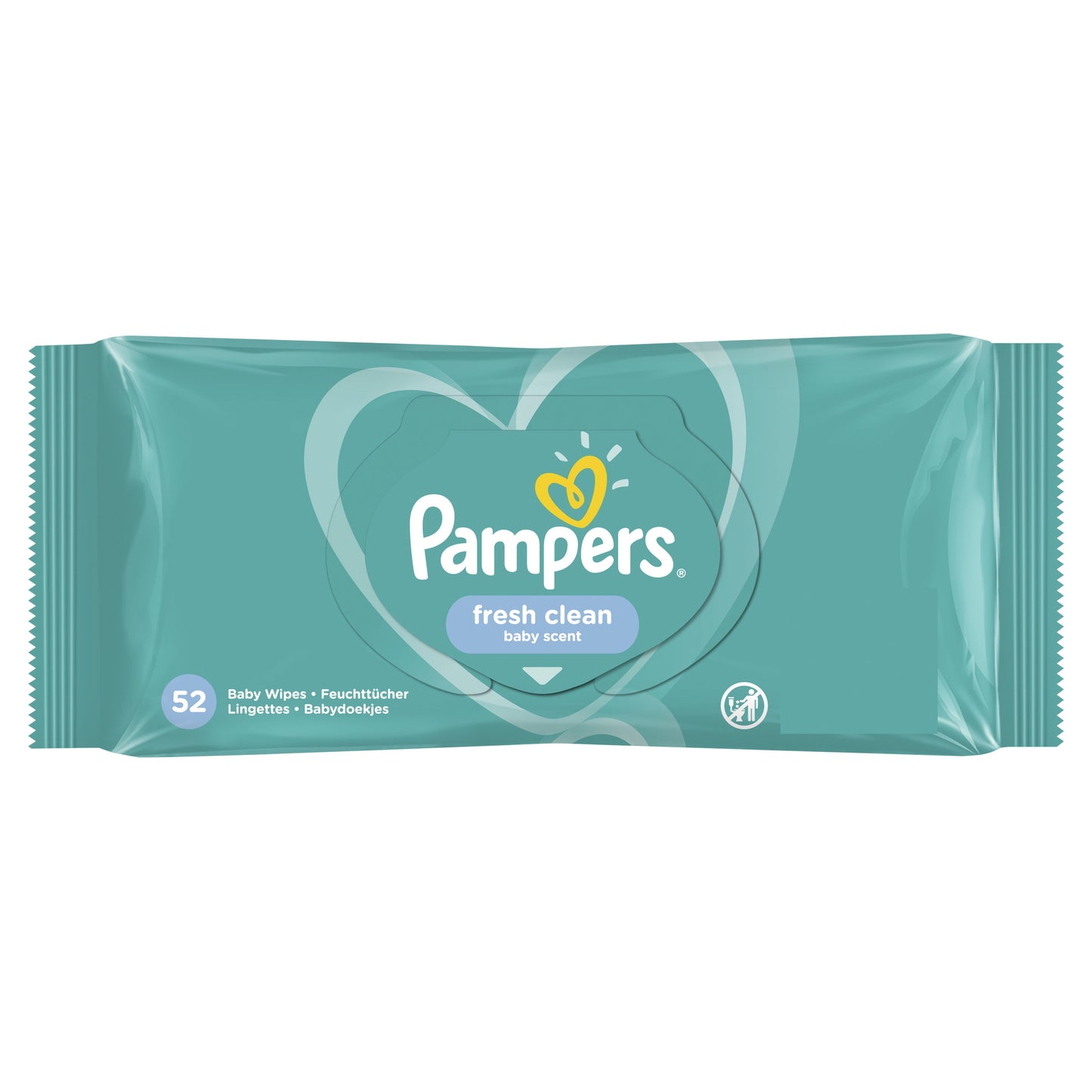 Pampers Wipes Fresh Clean 52s