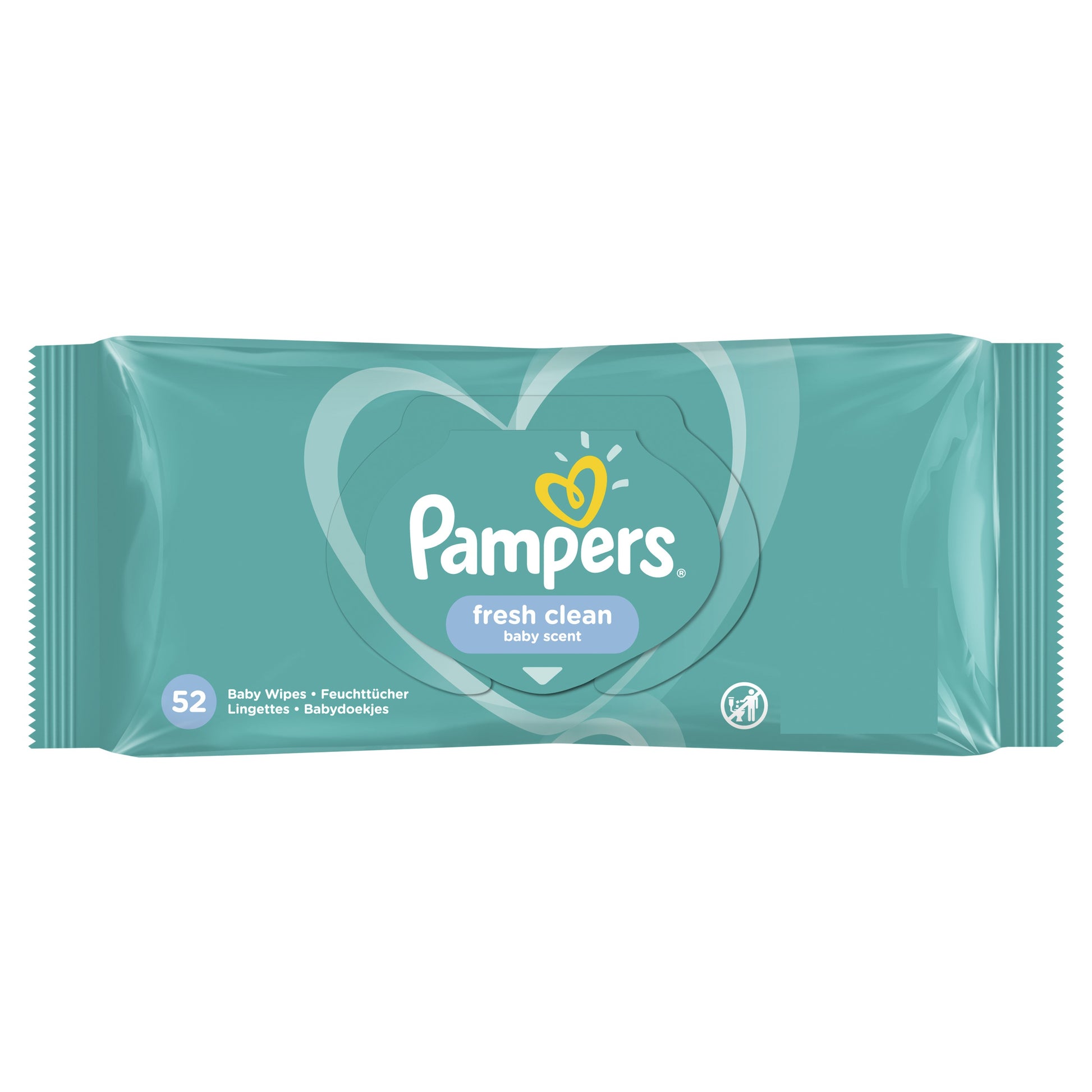 Pampers Wipes Fresh Clean 52s