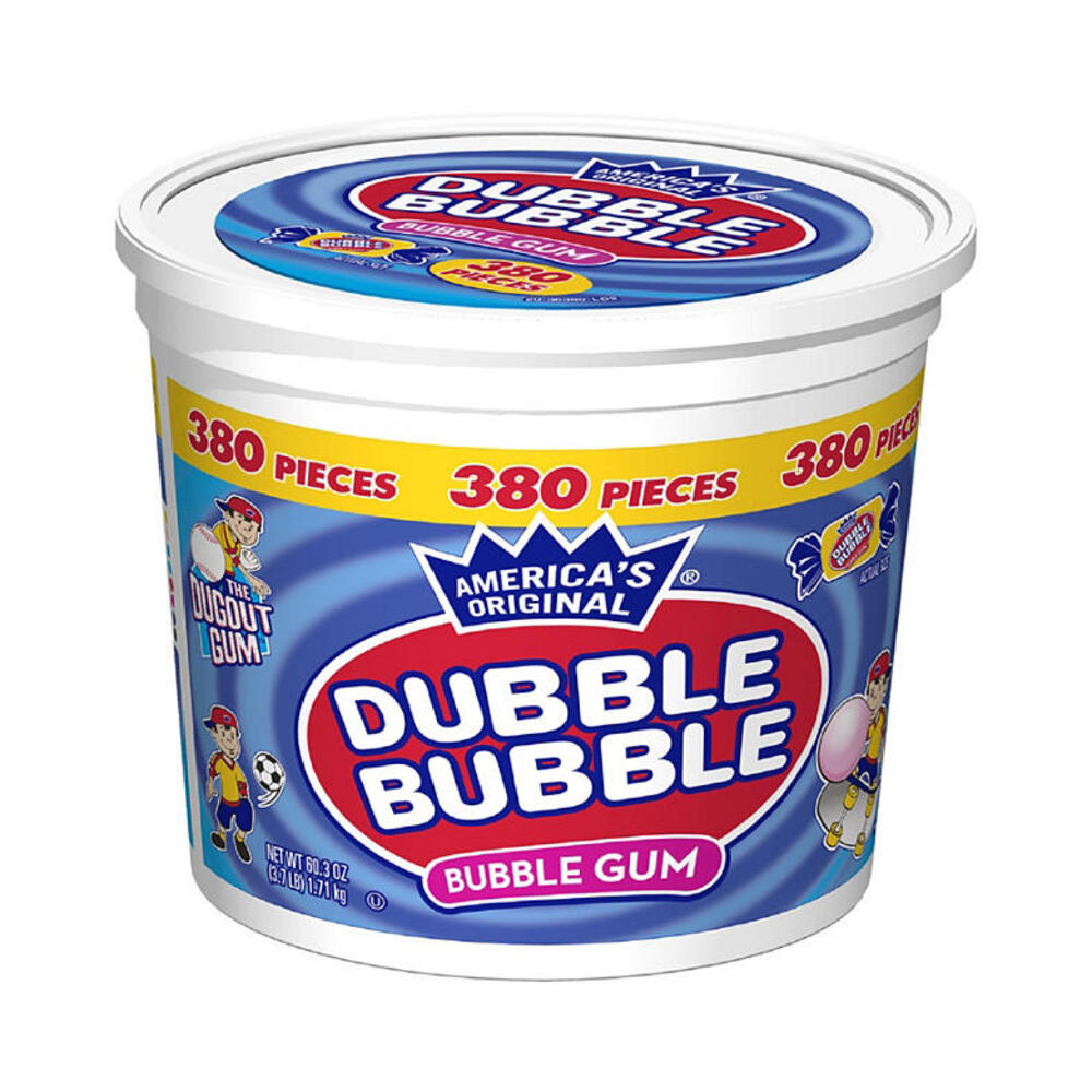 Dubble Bubble Bubble Gum 380 ct