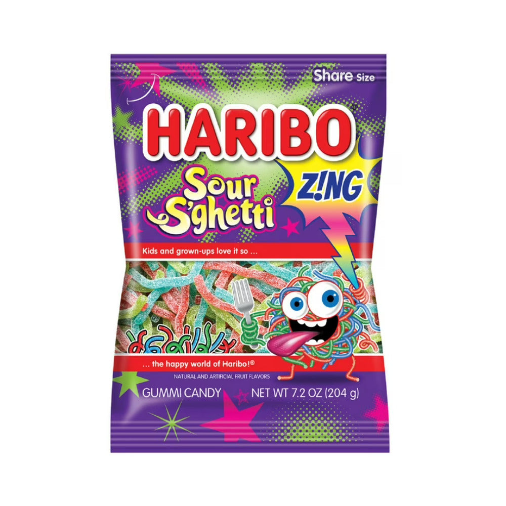 Haribo Sour S'ghetti 7.2oz (204g)