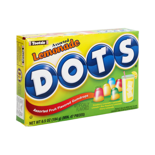 Tootsie Dots Asstd Lemonade Gumdrops Theater Box 6.5oz (184g)