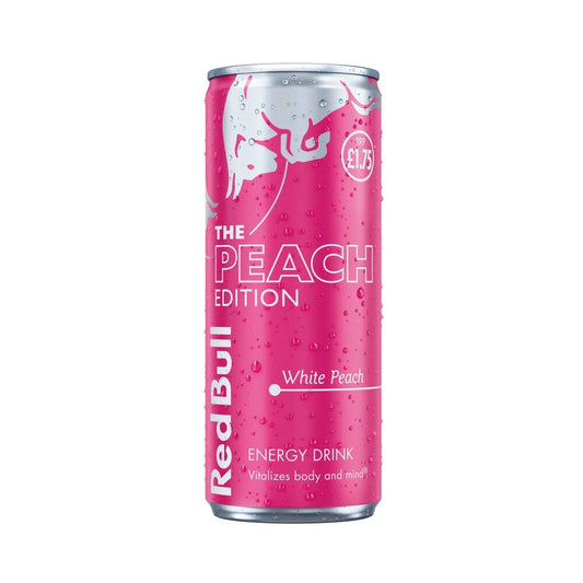 Red Bull Energy Drink Limited Edition White Peach 250ml PM £1.75