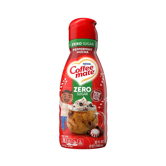 Nestle Coffee Mate Zero Sugar Peppermint Mocha Creamer 32oz (946ml)