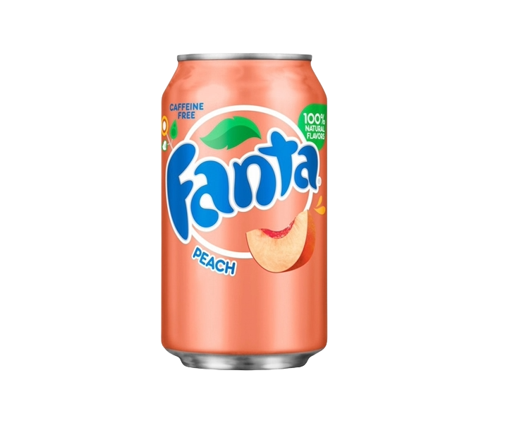 Fanta Peach Soda Can 12oz (355ml)