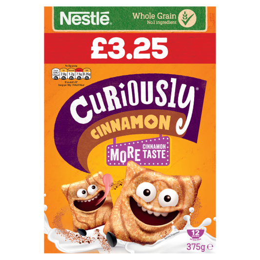 Nestle Curiously Cinnamon 375g PM £3.25