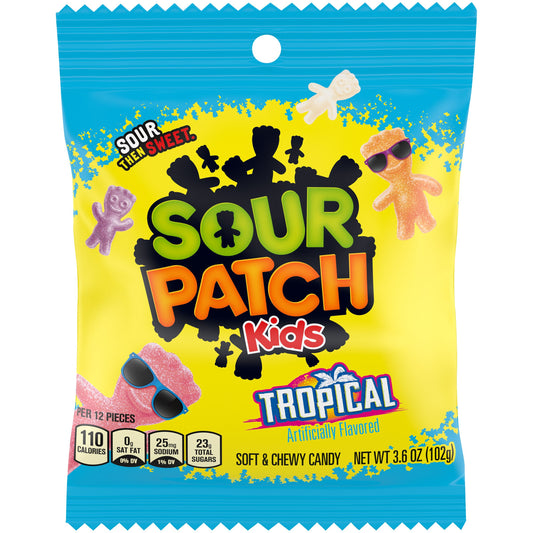 Sour Patch Tropical Peg Bag 3.6oz (102g)