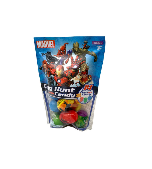 Marvel Assorted Egg Hunt with Candy 14ct 2.47oz (70g)