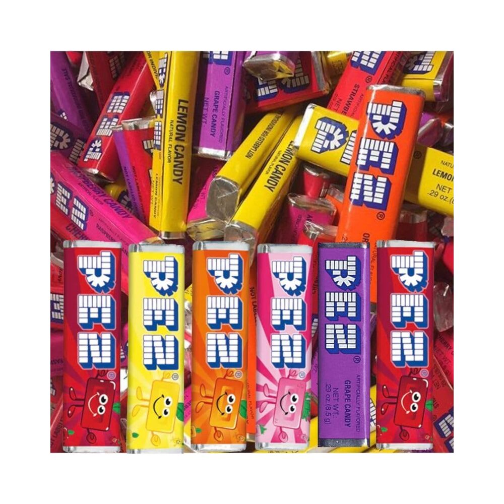 Pez Candy Assorted Fruit Rolls 1kg