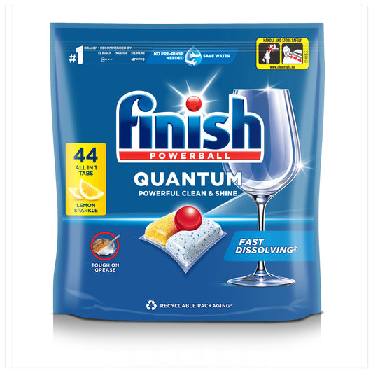 Finish Quantum Dishwasher Tablets Lemon 44's