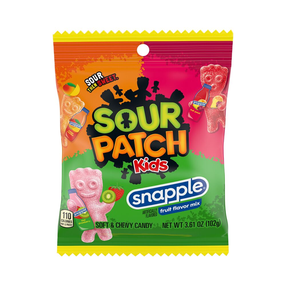 Sour Patch Kids Snapple Peg bag 3.61oz (102g)