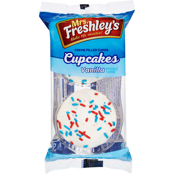 Mrs. Freshley's Vanilla Cupcake With Sprinkles 3.6oz (102g)