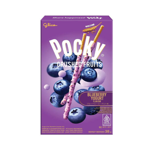 Pocky Crushed Fruits Blueberry Yoghurt Flavour 38g