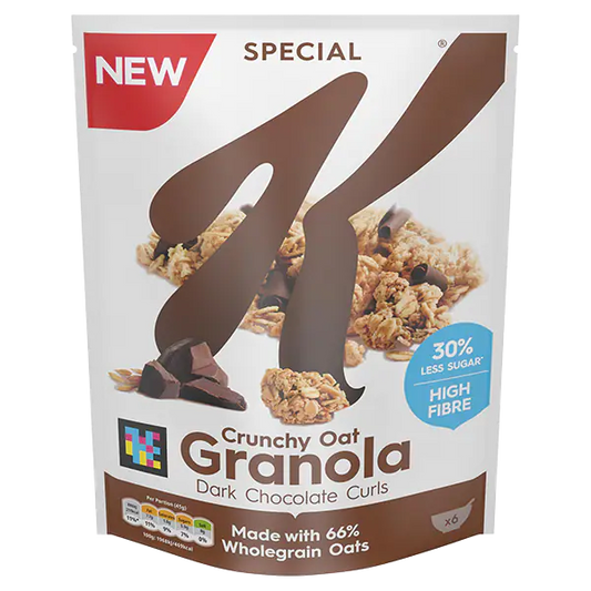 Kellogg's Special K Crunchy Oat Granola Dark Chocolate Curls 350g