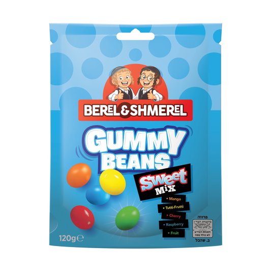 Berel & Shmerel Sweet Gummy Beans Peg Bag 120g