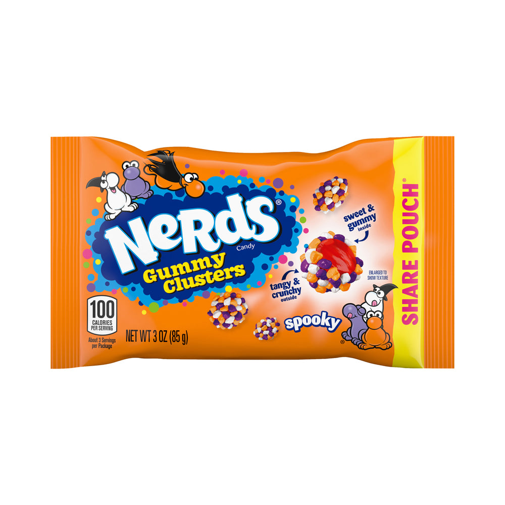 Nestle Nerds Gummy Clusters Spooky Halloween Share Pack 3oz (85g)