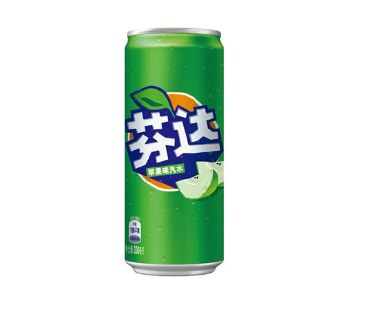 Fanta Green Apple Slim Can 330ml (CN)