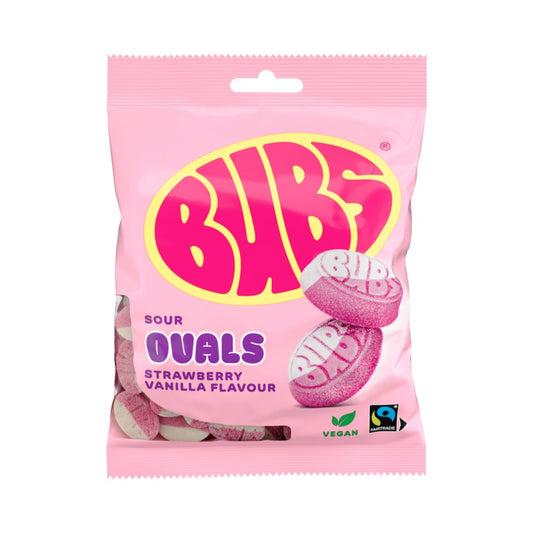 Bubs Sour Duals Strabwerry Vanilla Peg Bag 5.5oz (156g)