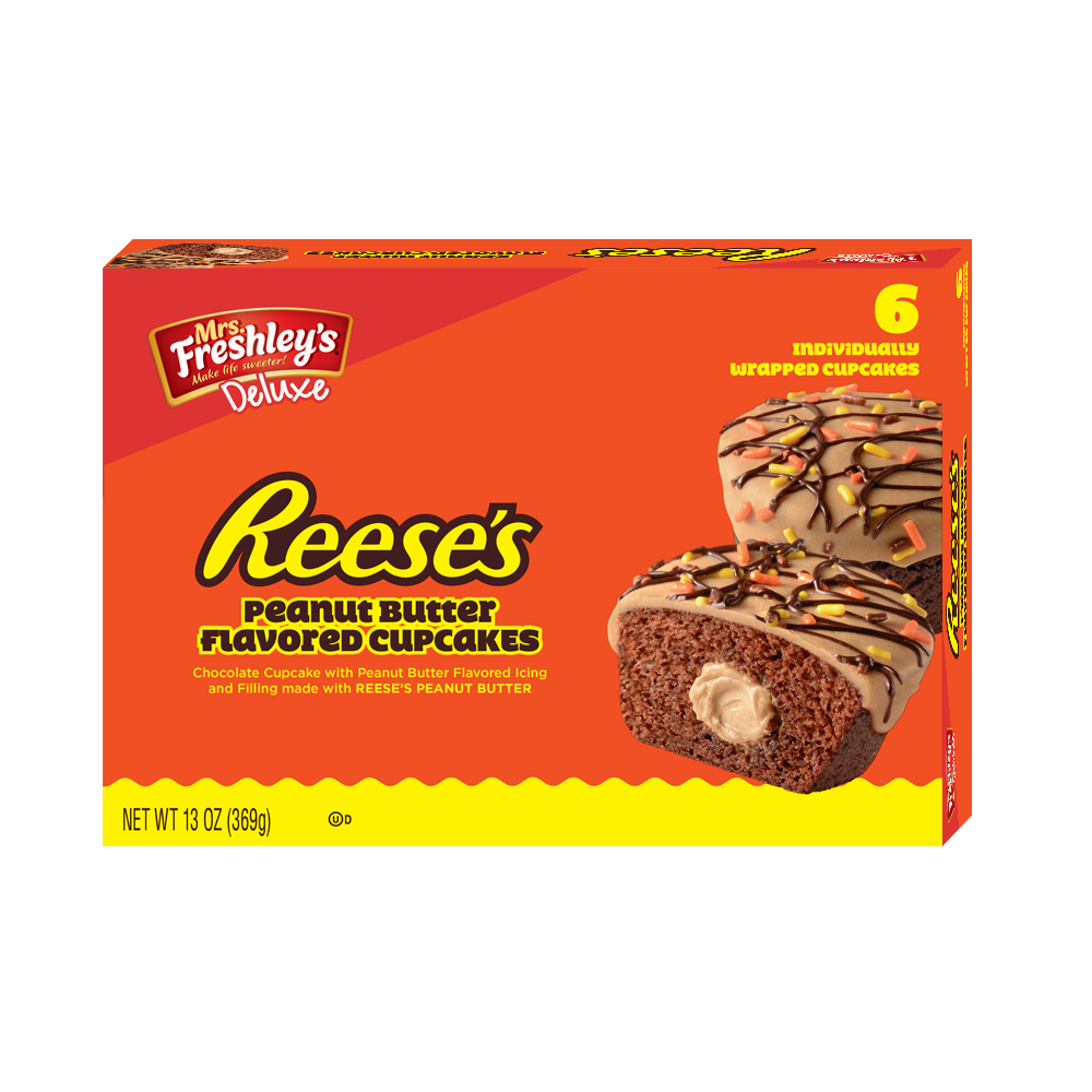 Mrs. Freshley's Reese's Chocolate Cupcakes 13oz (396g)