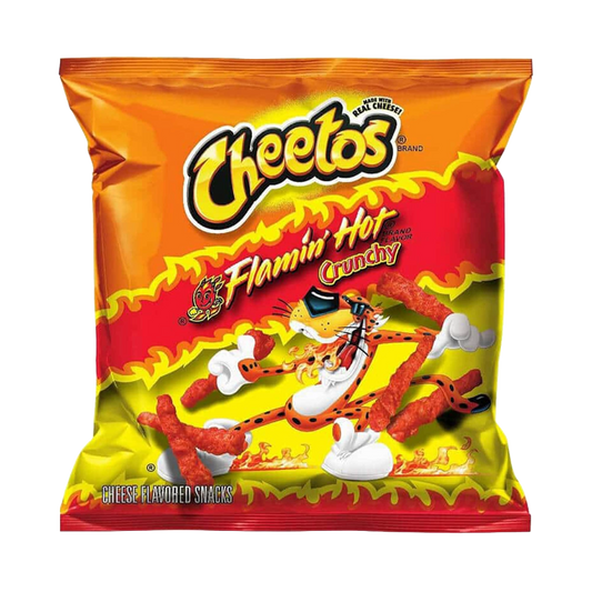 Cheetos - Crunchy Flamin' Hot Cheese Snacks 1.25oz (35.4g)