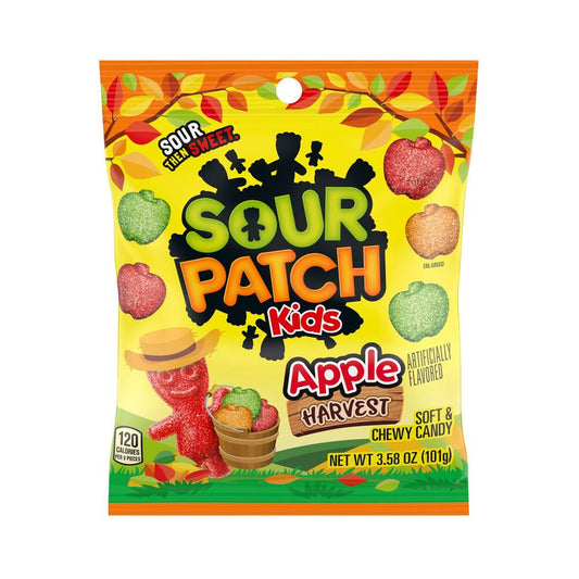 Sour Patch Kids Halloween Apple Harvest Mix Bag 3.5oz (101g)