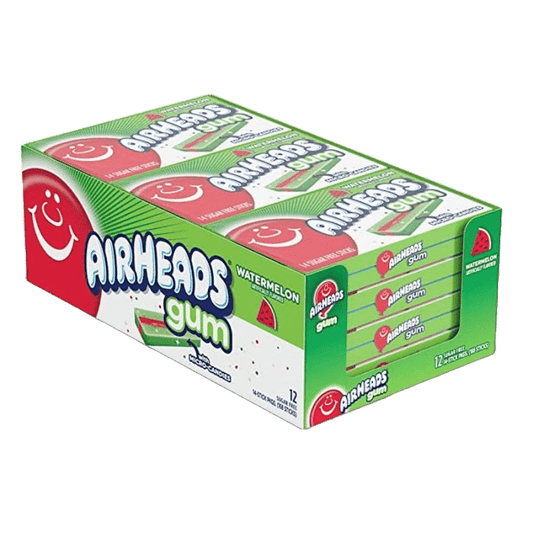 Airheads Gum Watermelon 1.185oz (34g) - Candybase